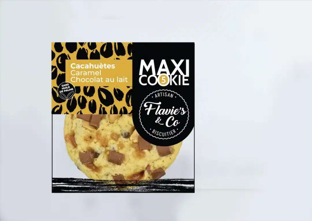 Maxi Cookie <br/> cacahuète - caramel - chocolat au lait