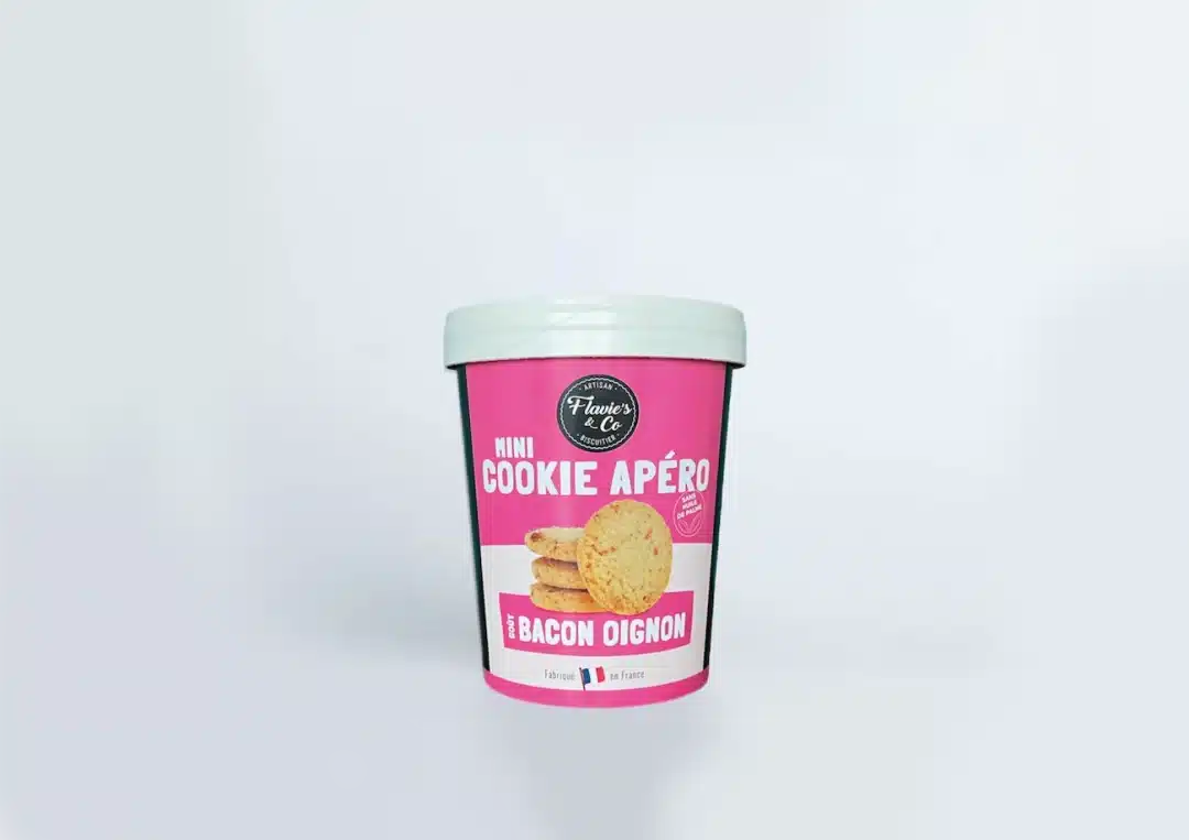 Mini cookies apéro : <br/>Bacon - Oignons