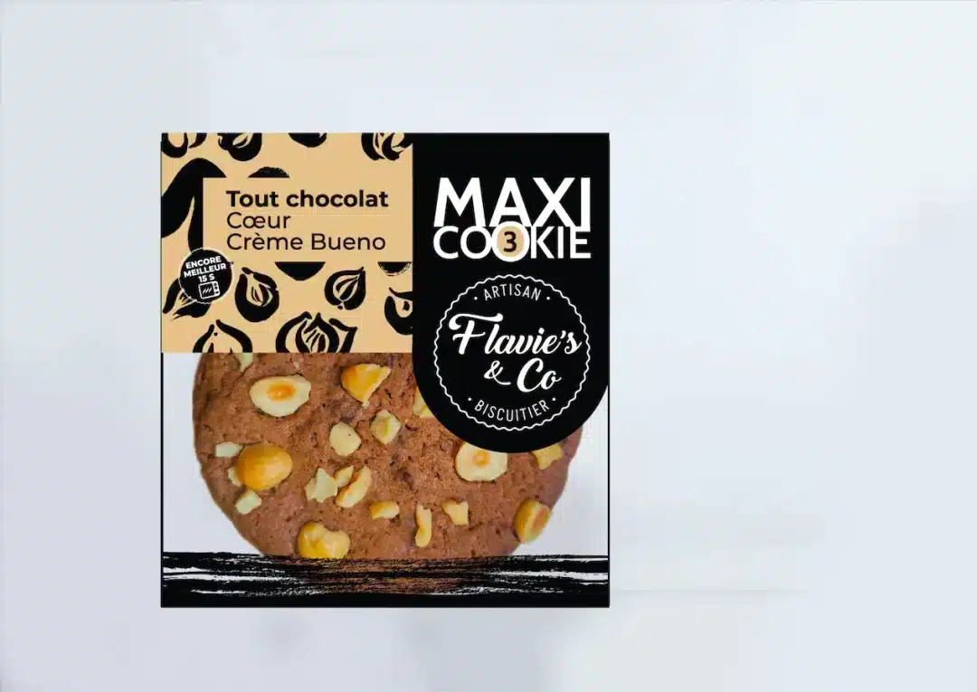 Maxi Cookie <br/>Tout chocolat - cœur crème bueno